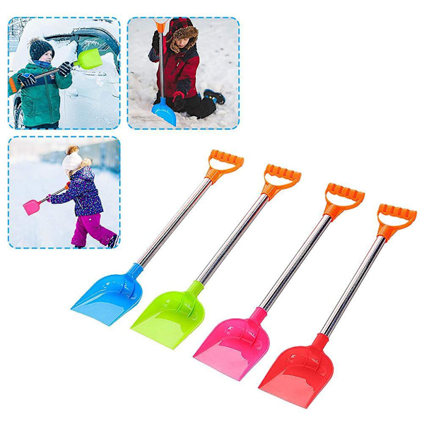 Comfort D Grip Snöskyffel, Hållbar Snöskyffel För Utomhusbruk Strand Snö, Högkvalitativ Plast Perfekt Present För Barns Vinterleksaker Utomhus