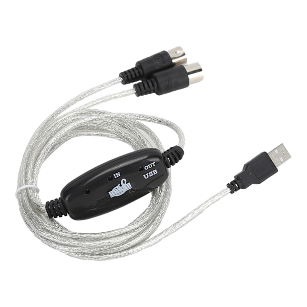 MIDI-kabel MIDI til USB-kabeladapter Midi-konverter til XP / VISTA / OS X / Window7