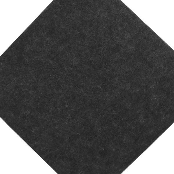 6 stk. Akustisk absorptionspanel Fortykket Reducer Reverb Lydisolerende Polstring Absorber (Sort)