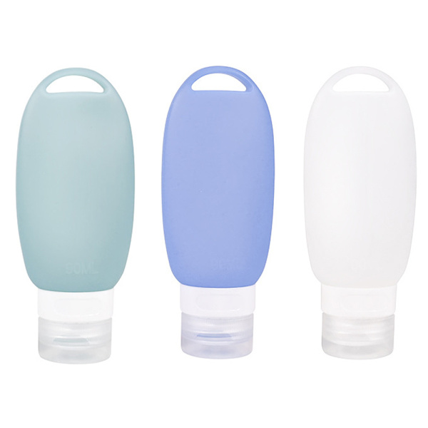 Läckagesäkra påfyllningsbara flaskor - 90 ml reseflaskor, toalettartiklar, schampon och mer, strumpläpp (3-pack) män eller kvinnor