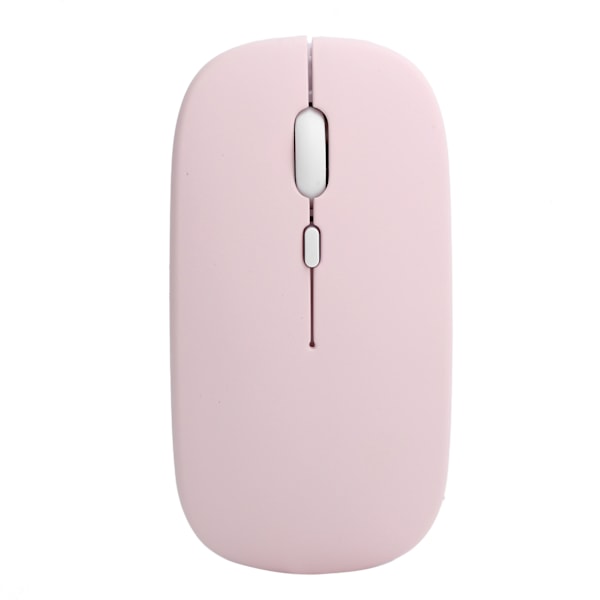 Rosa trådlös mus Bluetooth 5.0 2-läges tyst bärbar datortillbehör 2.4GHZ