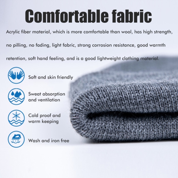 Bluetooth Beanie Hat - Gjenladbar Beanie Hat med Innebygd Mikrofon Stereo Høyttalere Høst Vinter Varm Strikket Lue