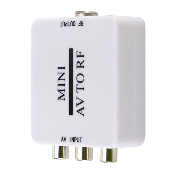 AV-RF-muunninlaatikko TV-signaalinvaihtaja RF 67,25 MHz 61,25 MHz AV-RF