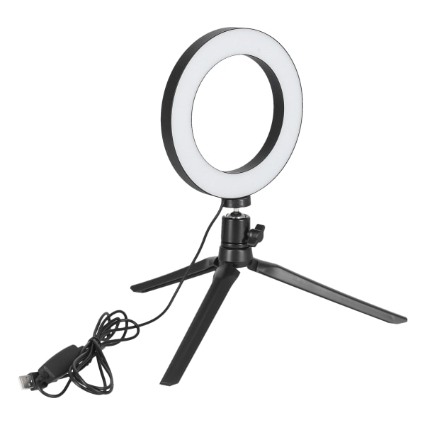 LED Selfie Fill Light Bærbar LED Ring Lampe 3 Modus Justerbar w