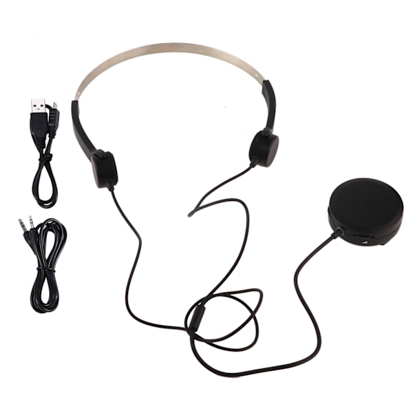 Beinledning Høreapparater Hodetelefoner Audiphone AUX IN for Hørselsvansker