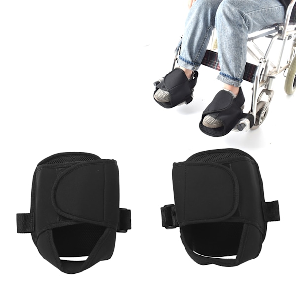 2PCS Wheelchair Shoe Holders Straps Safety Restraint Shoes Fixed Protection Strap for Elderly Patient Recover