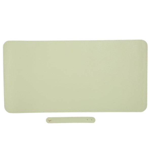 Multifunktionell bordsmatta Mjuk kork Vattentät Oljesäker PU Skrivbord Musmatta(Matcha Grön )