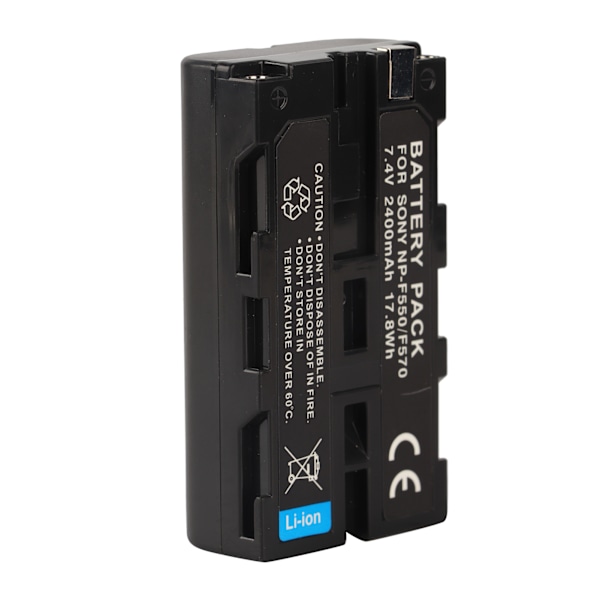 NPF550/NPF570 7.4V 2400mAh Kamera Videokamera Full Dekodet Batteri for Sony2