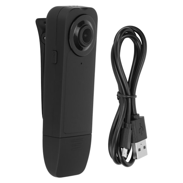 Mini Videooptager Bærbar 1080P En-Klick Optagelse Bærbar Bodykamera til Windows Me 2000 Xp 2003 Vista
