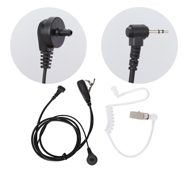 Walkie Talkie Akustisk Tub, Mjuk Silikon Öronmussla För Handsfree-kommunikation Kompatibel Med Stora Tvåvägsradio-märken