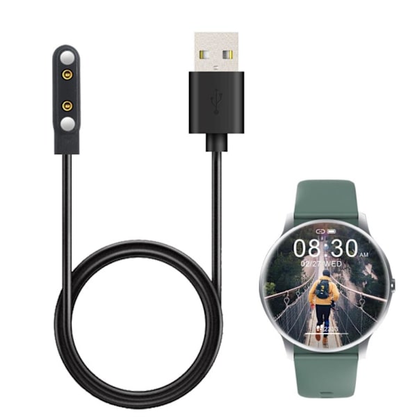 Opladningskabel Smart Watch Oplader Adapter Magnetisk Opladningskabel Kompatibel med IMILAB KW66