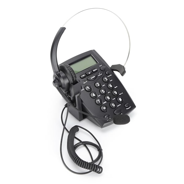 HT800 Kablet Telefonsamtale med Omnidireksjonell Mikrofon Headset Egnet for Kontor og Hjem