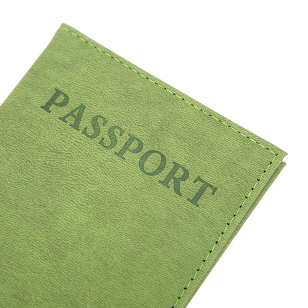 4 stk passholder i utsøkt mykt vanntett PU-skinn passoppbevaringsholder deksel lommebok for reise lysegrønn
