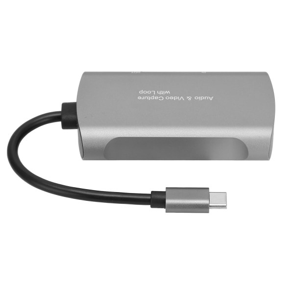 Lyd- og videooptagelseskort med loop 4K TYPEC til dobbelt HighDefinition Multimedia Interface