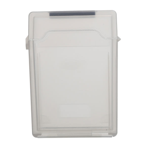 2,5 tommers harddisk oppbevaringsboks ABS materiale HDd SSD støvtett og antistatisk beskyttelsesetui (grå)