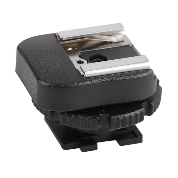 Svart ABS CSM‑3 Blixtskoadapter Flash Mount Adaptrar för Videokamera Kamera Tillbehör