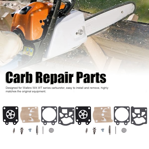 2Set Kaasuttimen Korjaussarja Vaihto Stihl 026 MS260 024 MS240 MS210 MS230 MS250 FS85 FS86 FS88