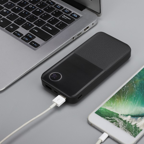 Mobil Power 10000mAh Powerbank TypE C-gränssnitt med digital display Snabbladdning