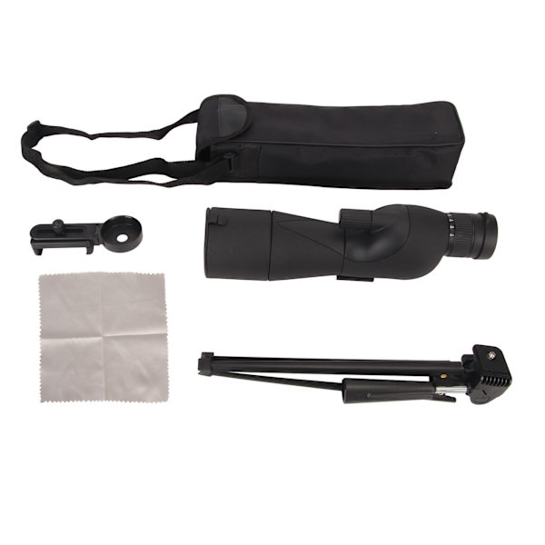25-75x60 Spotting Scopes 45 Graders Bärbara Monokulärer med Stativ Bärväska och Smartphone Adapter för Jakt