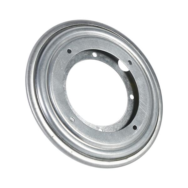 Kraftig rund galvanisert Lazy Susan dreieskive lager roterende svingplate (5,5\" sølv)