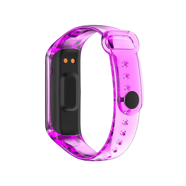 Reserve Watch Strap Kompatibel for Samsung Galaxy Fit2 Soft Clear TPU Color Wristband