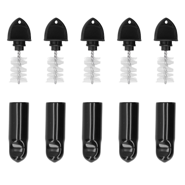 5 st öltappborste 5 st utkast öl kran lock set tillbehör för hem bar användning