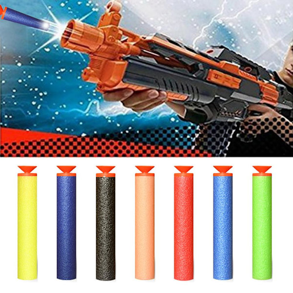 100 stk. 7,2 cm EVA bløde sugekophoved refill bløde pile udendørs legetøj børnegaver