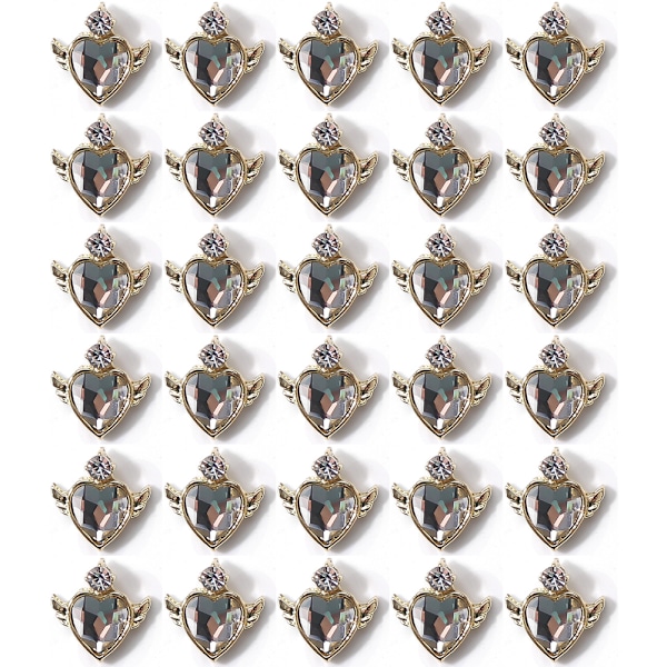 3D luksus neglekunst rhinestones og