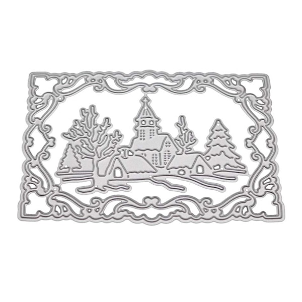 Jul Metall Skärande Dies, Kreativ Pappersdekor För Diy Scrapbooking Dies Hemmagjorda Gåvor För Att Odla Praktiska Färdigheter Hantverk Präglingsverktyg Kort