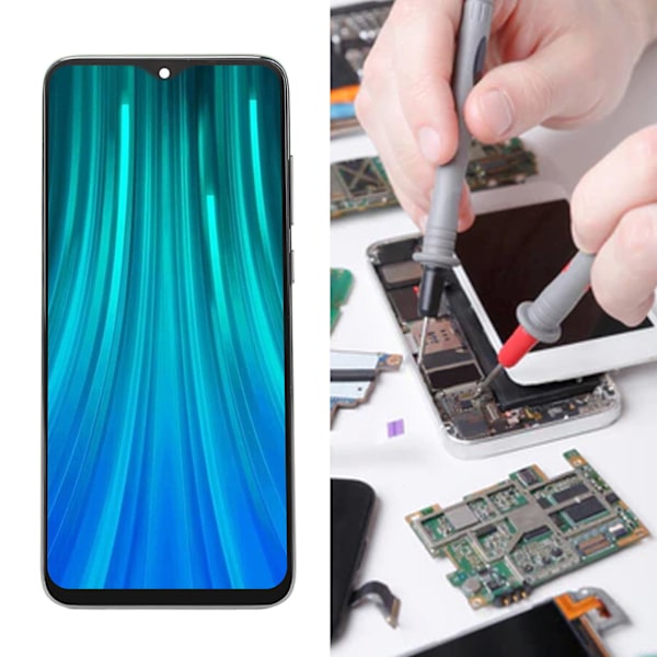 6,53 tuuman LCD-näyttö Xiaomi Redmi Note 8 Pro M1906G7I M1906G7G Beimu White -näytön vaihto