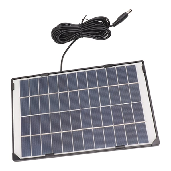 6W 12V polykrystallinsk silicium solpanel 6W 12V DC5521 kamera solpanel udendørs overvågningsbelysning oplader