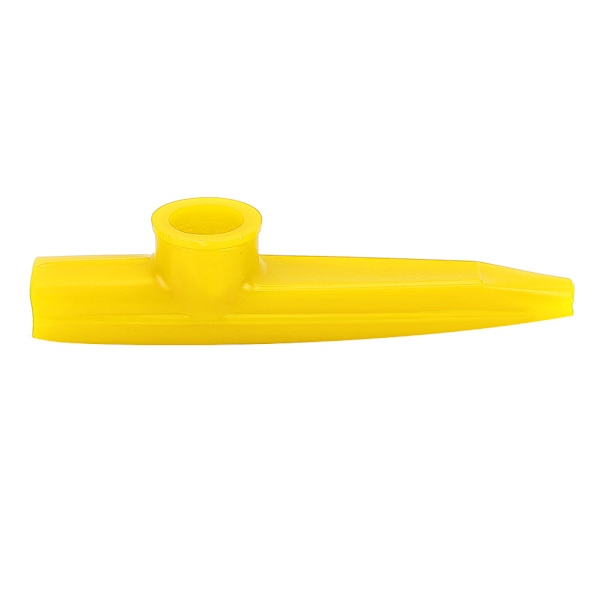 Plastisk Mini Bærbar Kazoo Ukulele Gitar Partner Lätt att Lära Musikinstrument (gul)