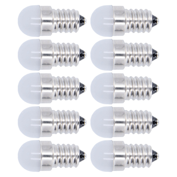 10 st E14-lampor energibesparande varmvitt ljus LED-smålampor f