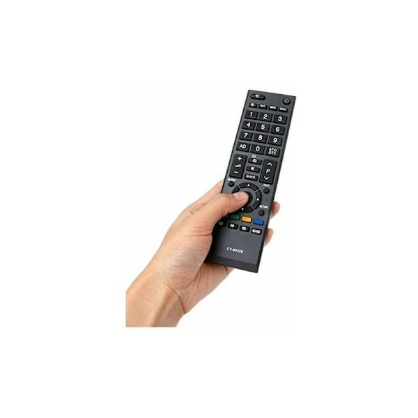 Ersättningsfjärrkontroll för Toshiba LCD LED TV, Alkaliskt batteridriven enkel användning Universal TV-fjärrkontroll med långt överföringsavstånd och
