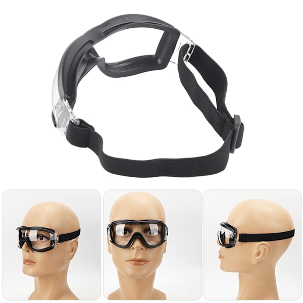 Børns sikkerhedsbriller AntiSpittle Kid Antifog Transparent udendørs beskyttelsesbriller (sort)