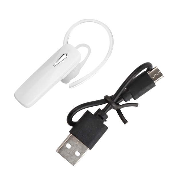 Bärbar affärs-TWS Bluetooth True Wireless EAr Hook i örat headset hörlurar vit