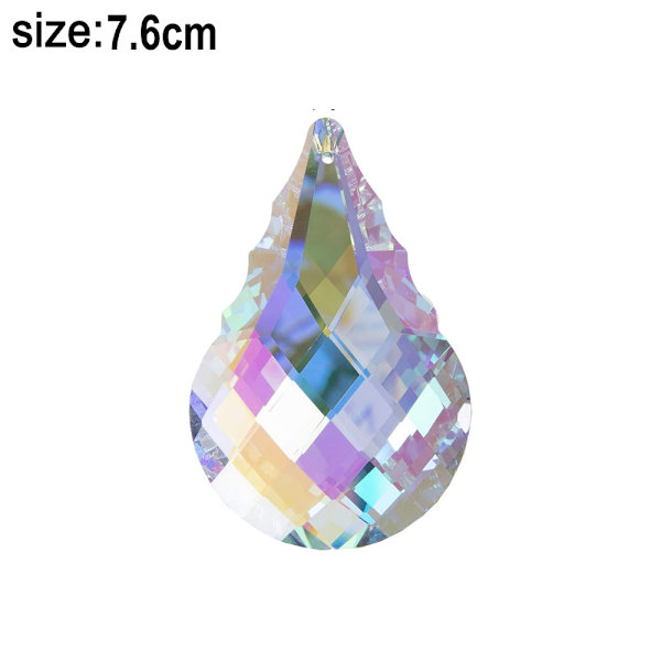 Färgglada kristallkronor kristaller hängande lampa prismor