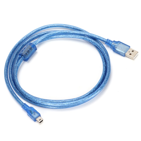 USB-MINI5P T-Port-datan lataus- ja latauskaapeli USB 2.0 -laturikaapeli matkapuhelimille, PDA-laitteille, audiosoittimille/videosoittimille (1,5 m)