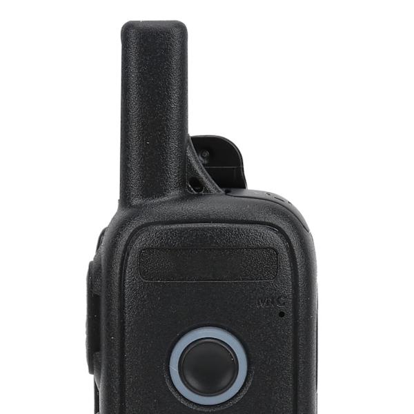Mini Walkie Talkie UHF PMR FRS Handheld Radio 2W 400‑470MHz med USB-kabel 1200mAh batteri