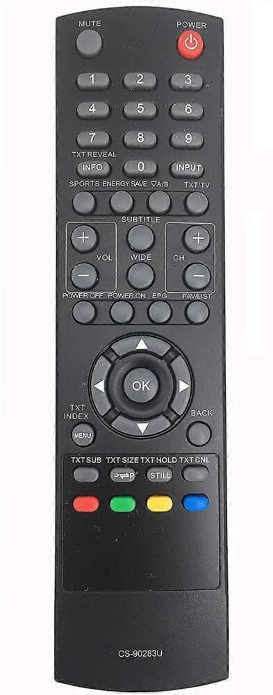 CS-90283U Erstatningsfjernkontroll kompatibel med Sanyo LCD TV