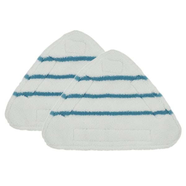 2 st Ångmopp Ersättningsplattor Triangel Tvättbar Tyg Rengöring Golv Mikrofiber Mopphuvud Pad Ångmopp Tillbehör
