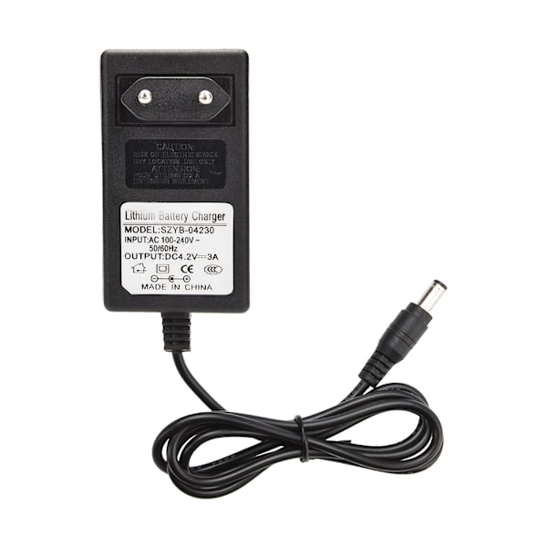 4.2v 3A Litiumbatterilader Konstant Strøm Konstant Spænding Lader (EU Stik) (100‑240V)