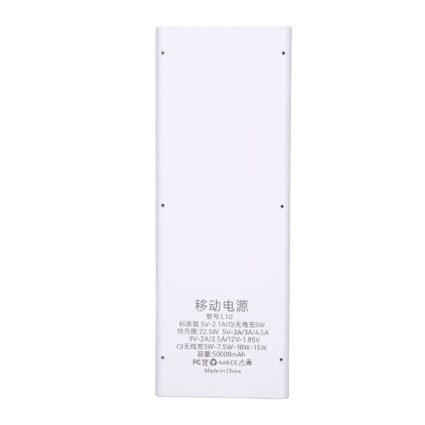 18650 Batterihållare 10W DIY Power Bank Fodral Bärbar Batteriladdare med LCD-display för 10 Batterier