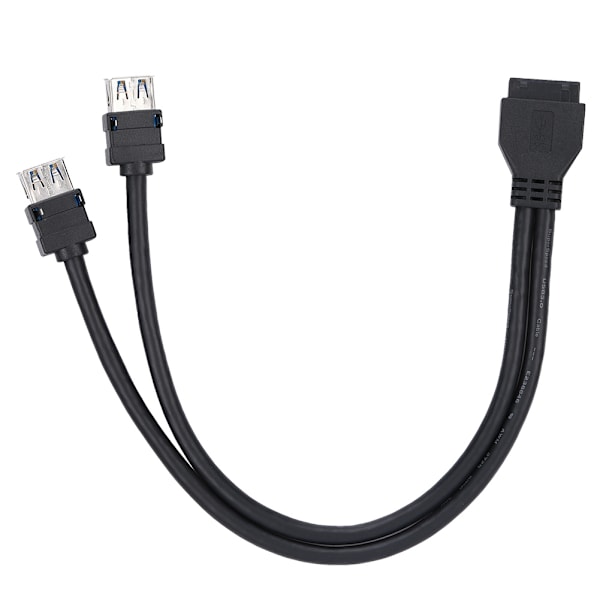 USB3.0 19/20PIN Frontpanelkabel för stationär dator med fasta fötter (0,3 m)