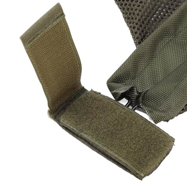 Messinkikuori Keräilijä Nylon Mesh Messinki Catcher Ulkona Kuori Säilytyspussi Tarranauhatyyppi
