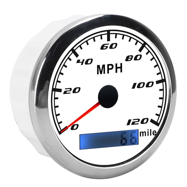 GPS Pointer Speedometer 120 MPH IP67 Vandtæt Rustfrit Stål Universal til Bil Lastbil Båd