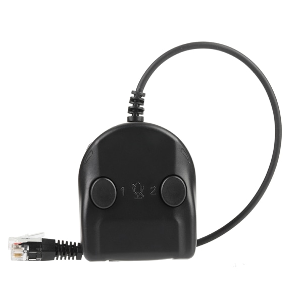 Krystall Headset Telefon Treningsboks Splitter Adapter Volumkontroll Intelligent Lyd Lukket