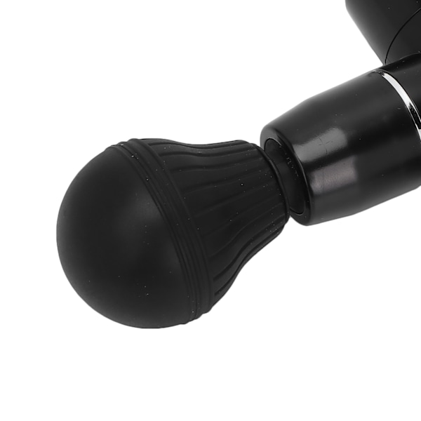 Mini-lihashierontapyssy, kannettava sähkökäyttöinen syväkudosiskumassager, hierontatyökalu, musta