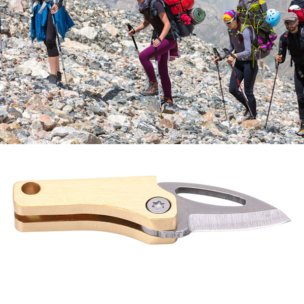 Högt kolhaltigt rostfritt stål, ergonomiskt Pakkawood-handtag, snabbåtkomstficka för jakt, camping och vardagsbruk