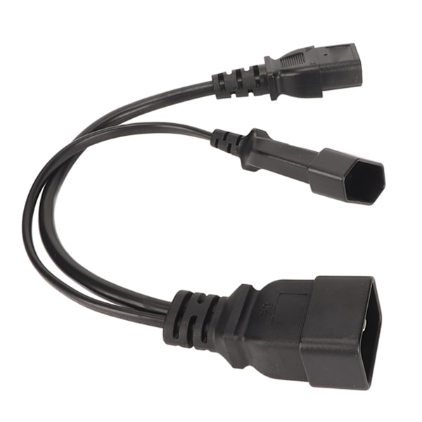 IEC320 C13 och EU-kontakt till IEC320 C20 strömkabel IEC320 C13 och EU-hona till IEC320 C20 Y-splitter strömkabel 12.6 tum
